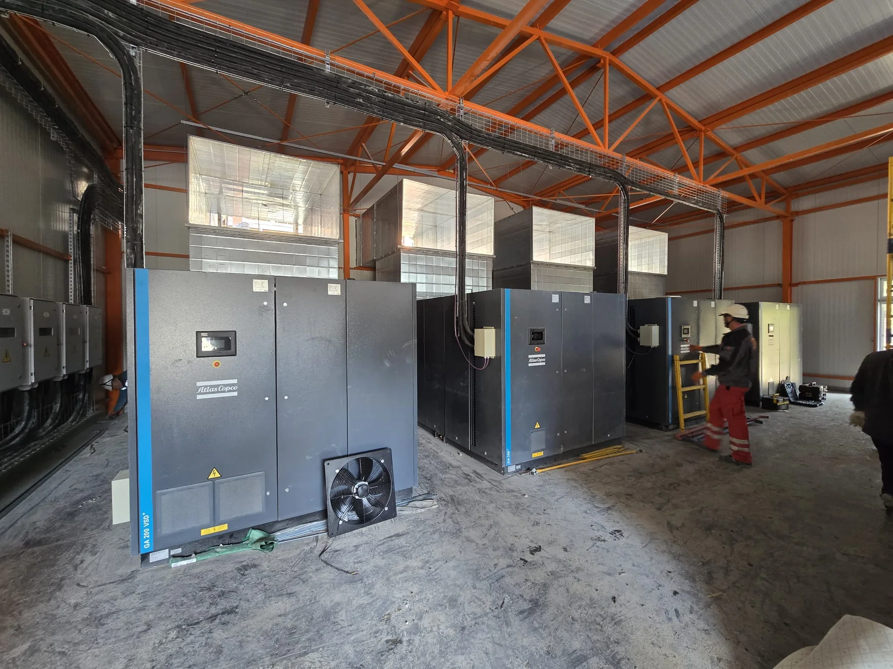 Industrial equipment and compressed air systems